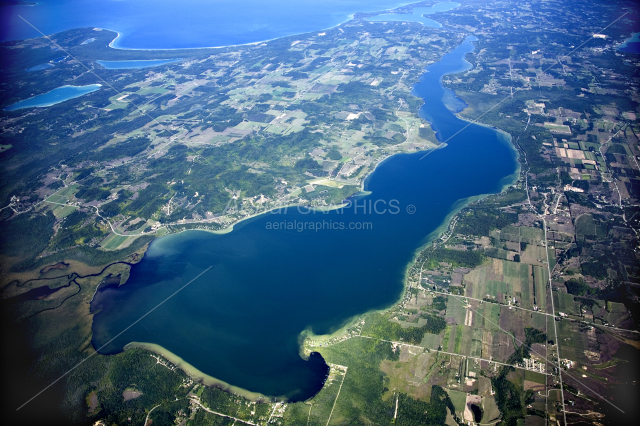 South Lake Leelanau in Leelanau County, Michigan